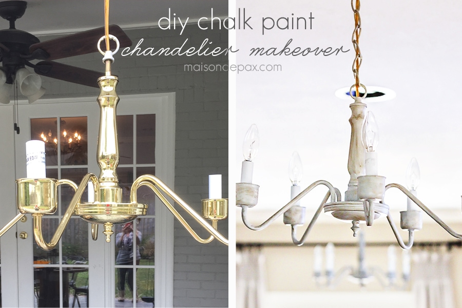Chalk Paint Chandeliers
