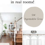 SW Agreeable Gray SW 7029 in real rooms | Maison de Pax