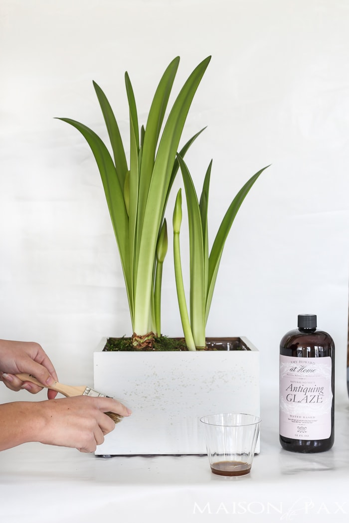Step by step tutorial to help you achieve an authentic looking aged, layered paint finish. Using a combination of chalk based paint and milk paint, this textured, antique look is simply beautiful!