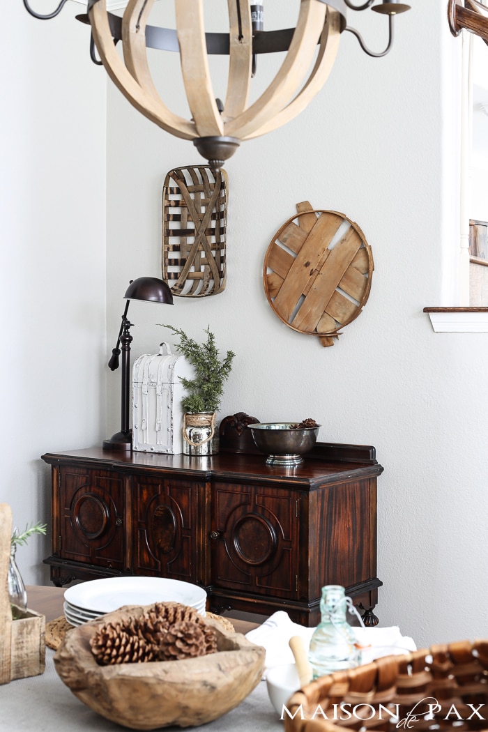 love all the wood tones in this neutral, french dining room | aiweb9ygdry.cmersite.com