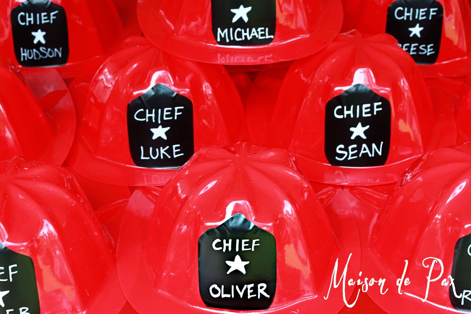Personalized Fire Chief Helmets
