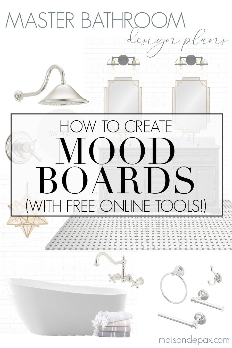 how to create mood boards with free online tools | Maison de Pax