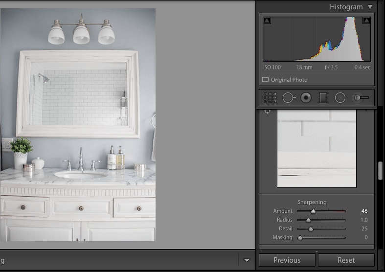 Lightroom editing tips for interior photography- Maison de Pax