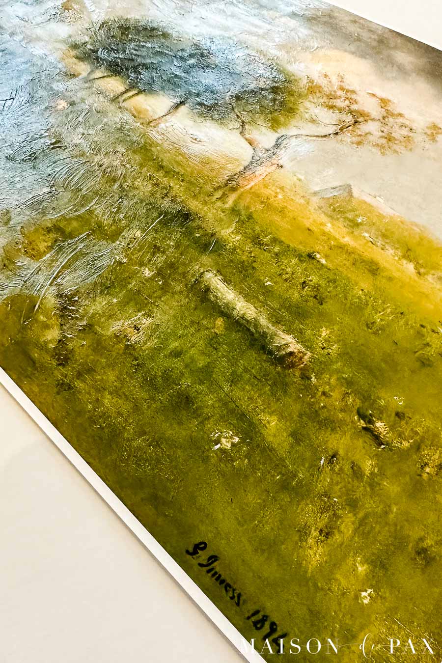 get texture on art prints using this little trick!