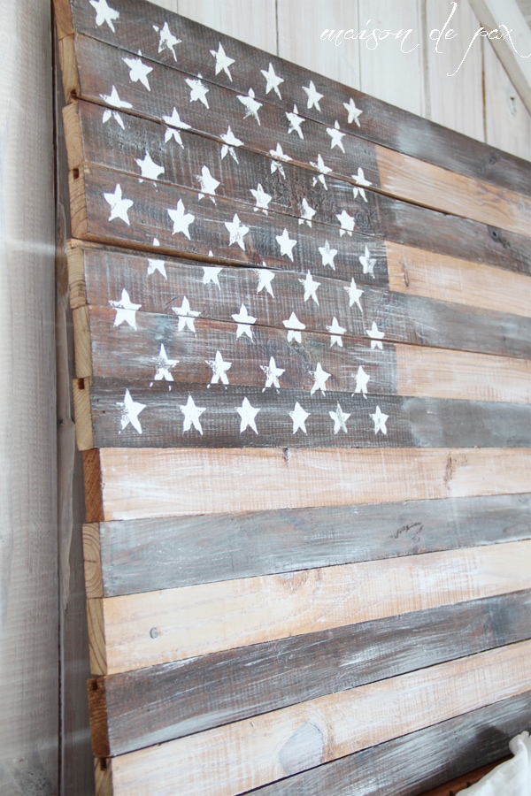 Close-up of an American Flag- Maison de Pax