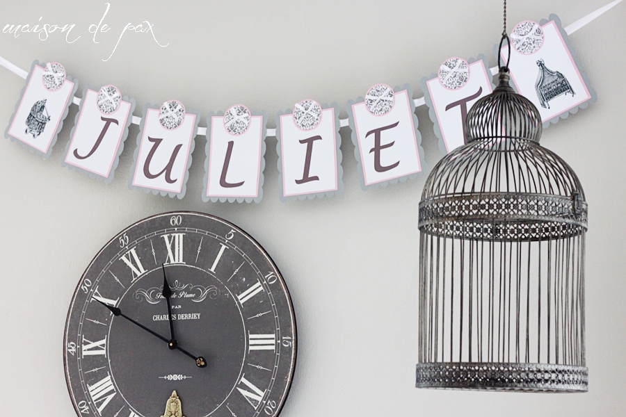Baby girl nursery- Maison de Pax