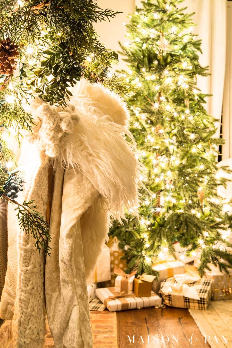 Christmas Home Tour at Night