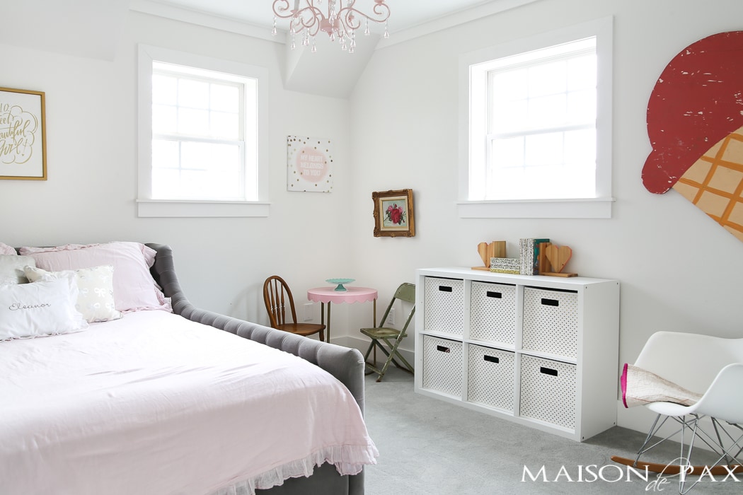 Modern Farmhouse Tour Girls Room- Maison de Pax