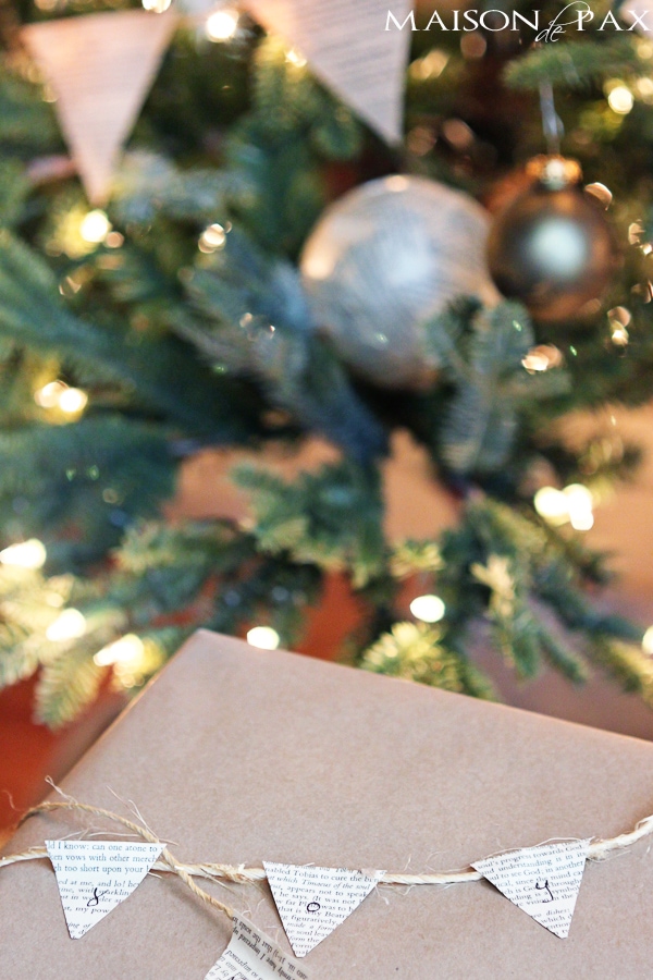 Great gift wrap ideas!  Simple, natural, and gorgeous... via aiweb9ygdry.cmersite.com #hoilday #Christmas #present