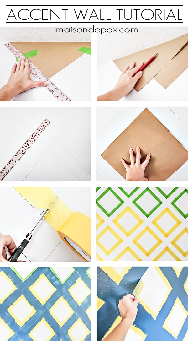 how to paint an accent wall with frog tape: easy to follow tutorial | aiweb9ygdry.cmersite.com