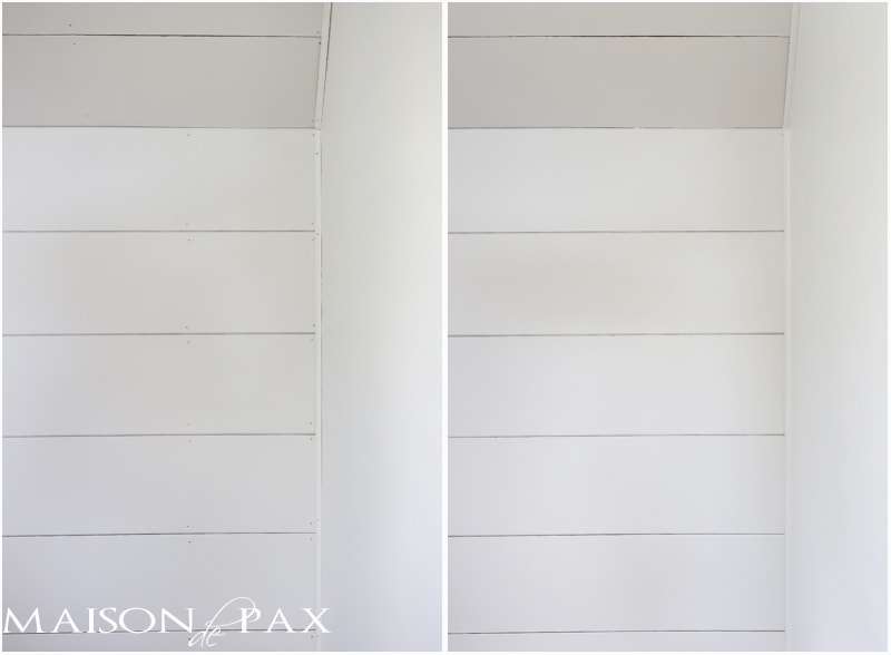 How to Plank a Wall: excellent tutorial on getting that diy shiplap look!