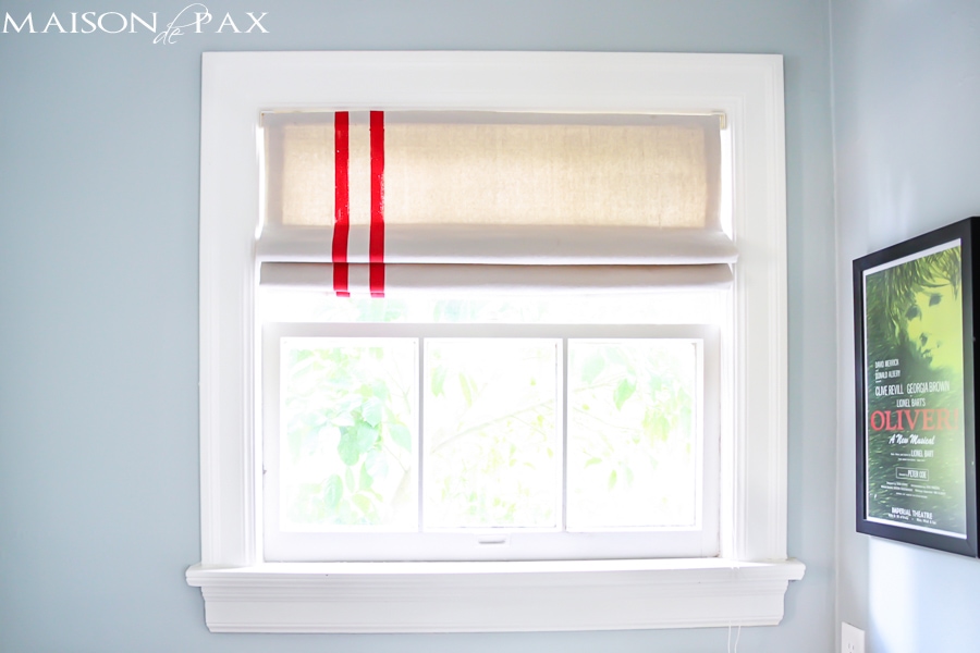 Turn old miniblinds into functioning roman shades | aiweb9ygdry.cmersite.com #upcycle #diy #dropcloth