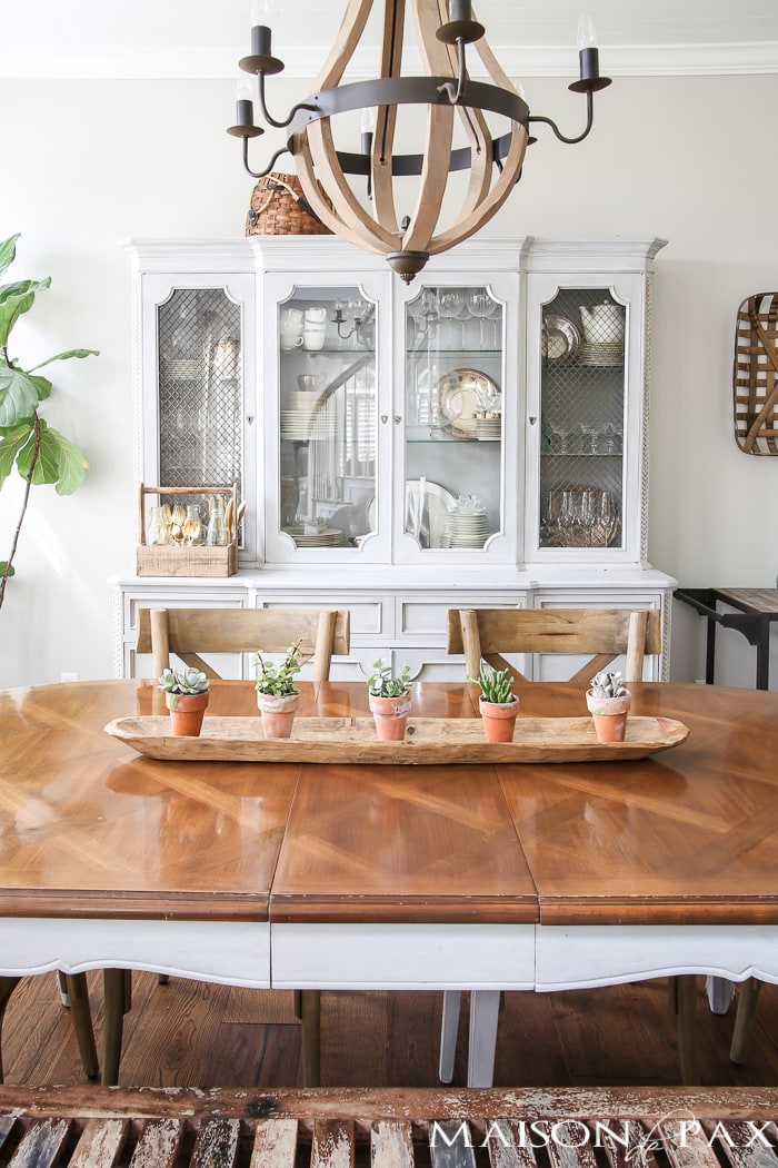 French farmhouse dining room- Maison de Pax