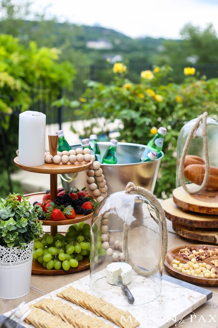 gorgeous outdoor kitchen and dining area- Maison de Pax
