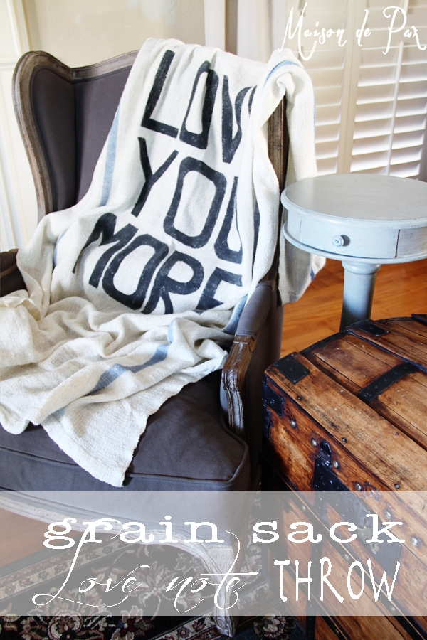 Make your own love note throw blanket with this step-by-step tutorial at aiweb9ygdry.cmersite.com