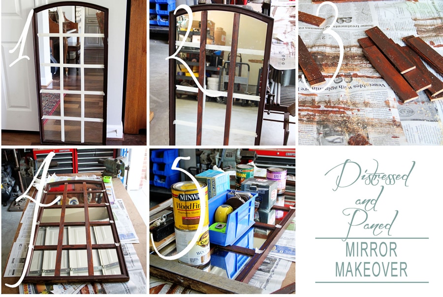 Step by step tutorial to turn a tired, outdated mirror into this gorgeous piece of art at aiweb9ygdry.cmersite.com