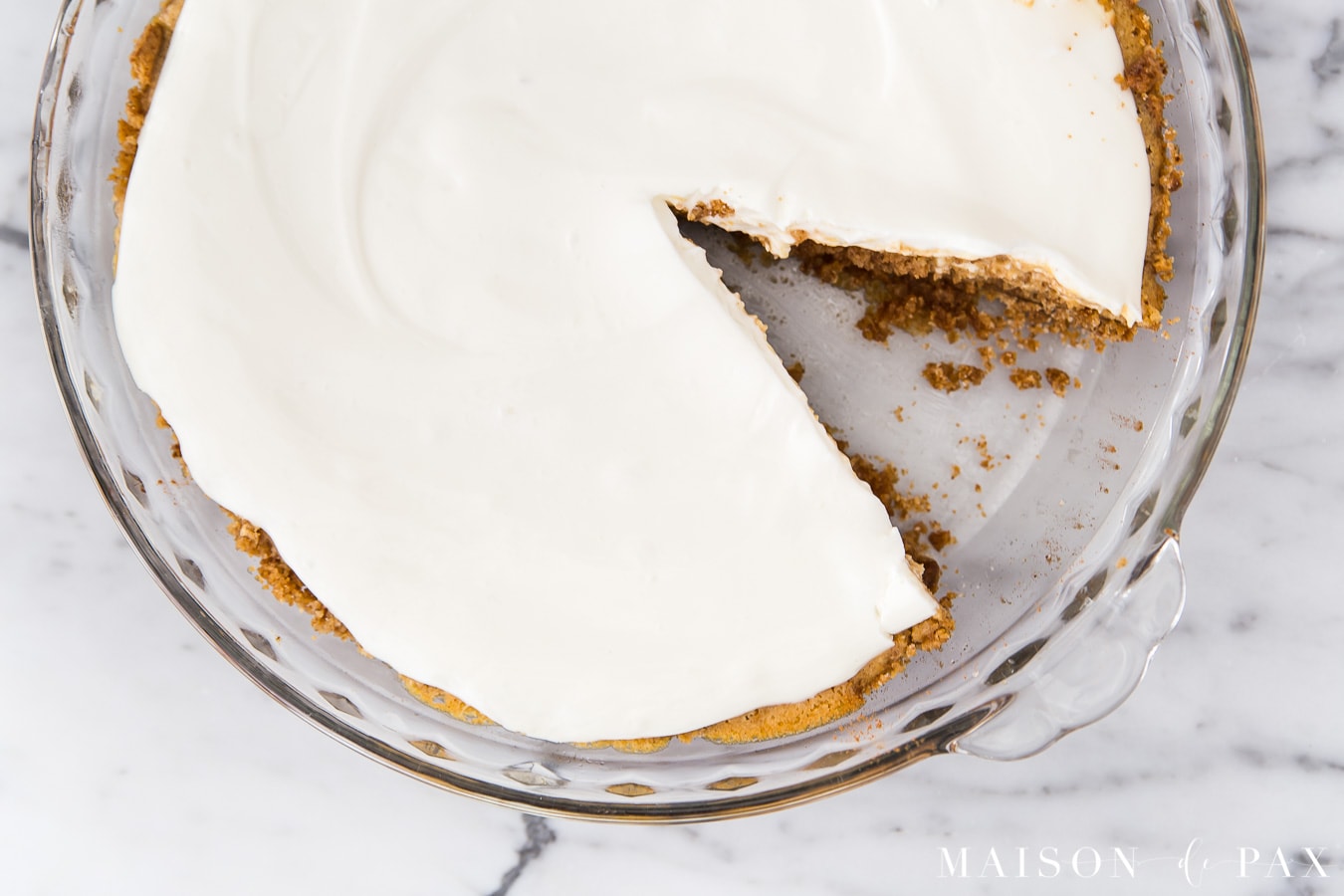 sour cream cheesecake with pumpkin filling | Maison de Pax