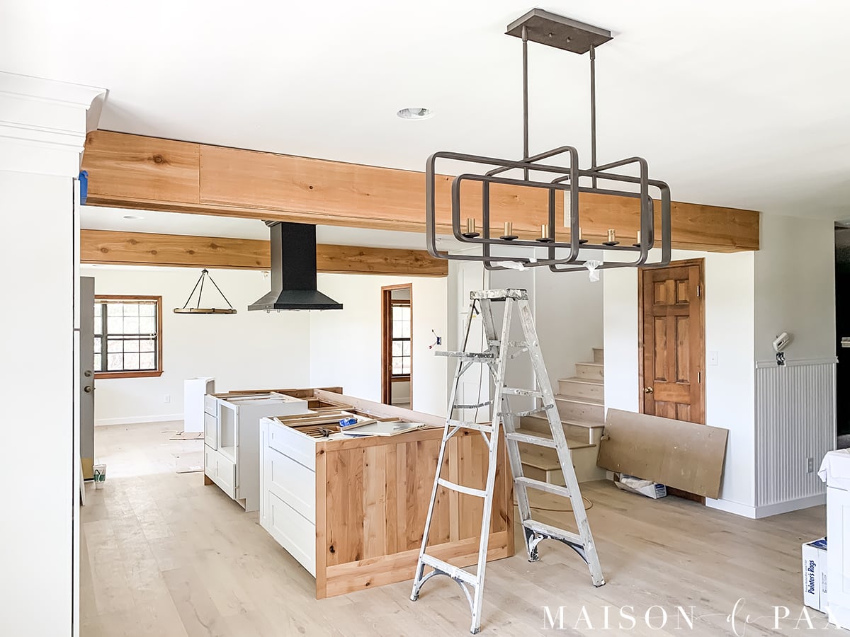 ranch house big island open kitchen renovation | Maison de Pax