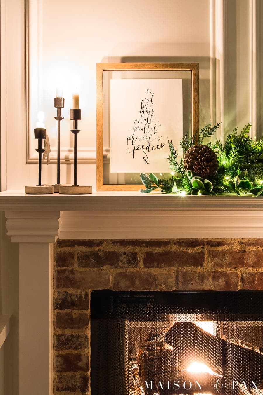 "and his name shall be called... prince of peace" | Maison de Pax