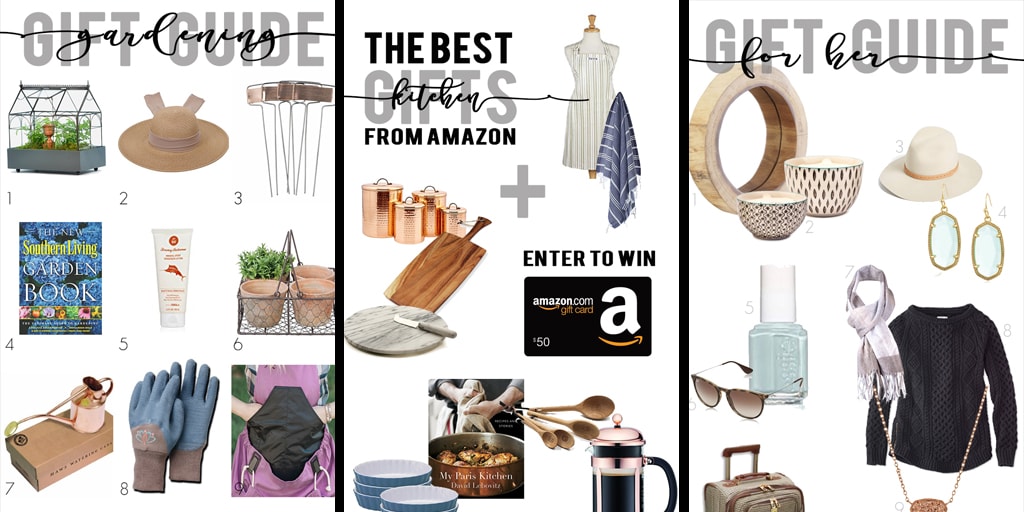 Get your Christmas shopping done early this year! Three amazing gift guides plus for awesome prizes you can enter to win...