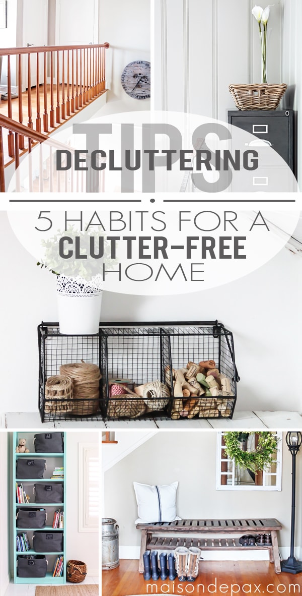 Decluttering Tips: 5 Habits for Your Home