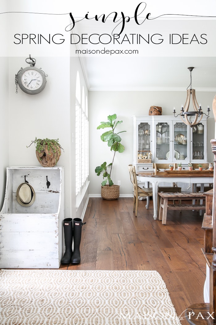 Spring Decorating Ideas- Maison de Pax
