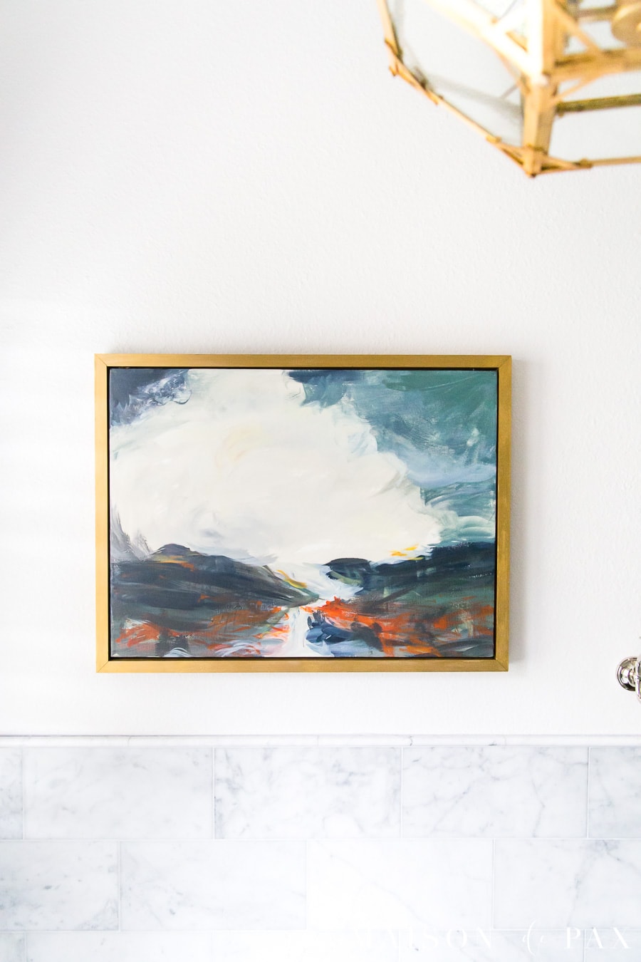 DIY Floating Frame for Wall Art