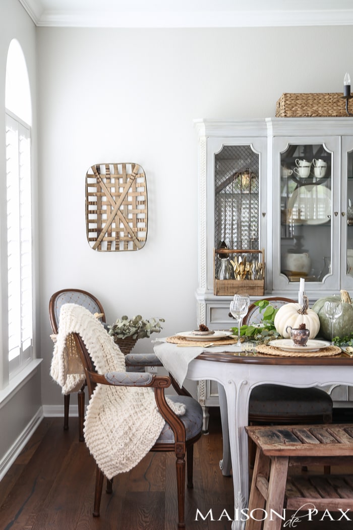 Chalk painted Dining Room Furniture- Maison de Pax