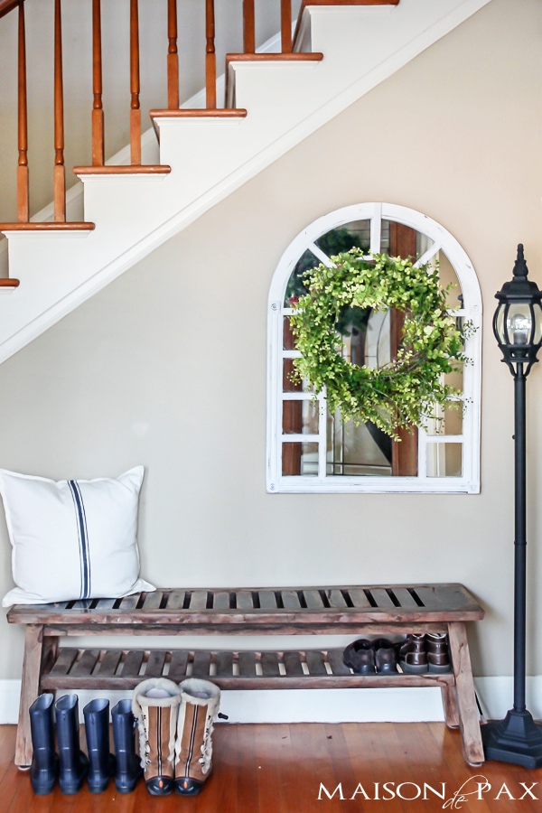This looks so easy! Chalk paint and a simple distressing technique via aiweb9ygdry.cmersite.com #diy #tutorial