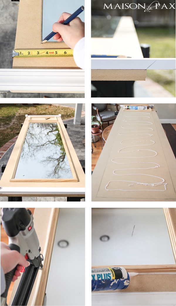 Step by Step tutorial on Trumeau Mirror- Maison de Pax