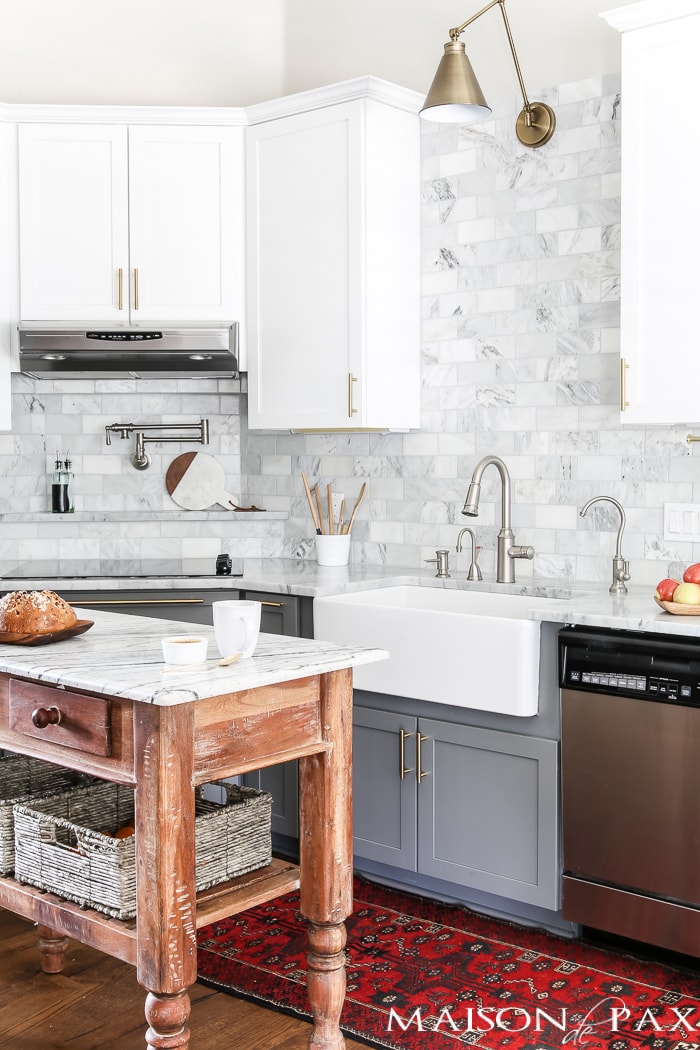 etching and marble countertops- Maison de Pax