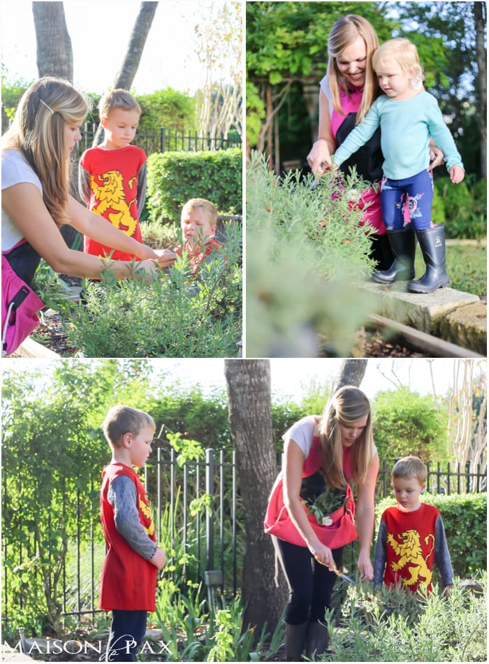 Gardening with children- Maison de Pax