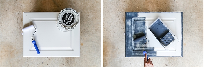 how to paint cabinets: multiple thin coats rather than one thick coat- Maison de Pax