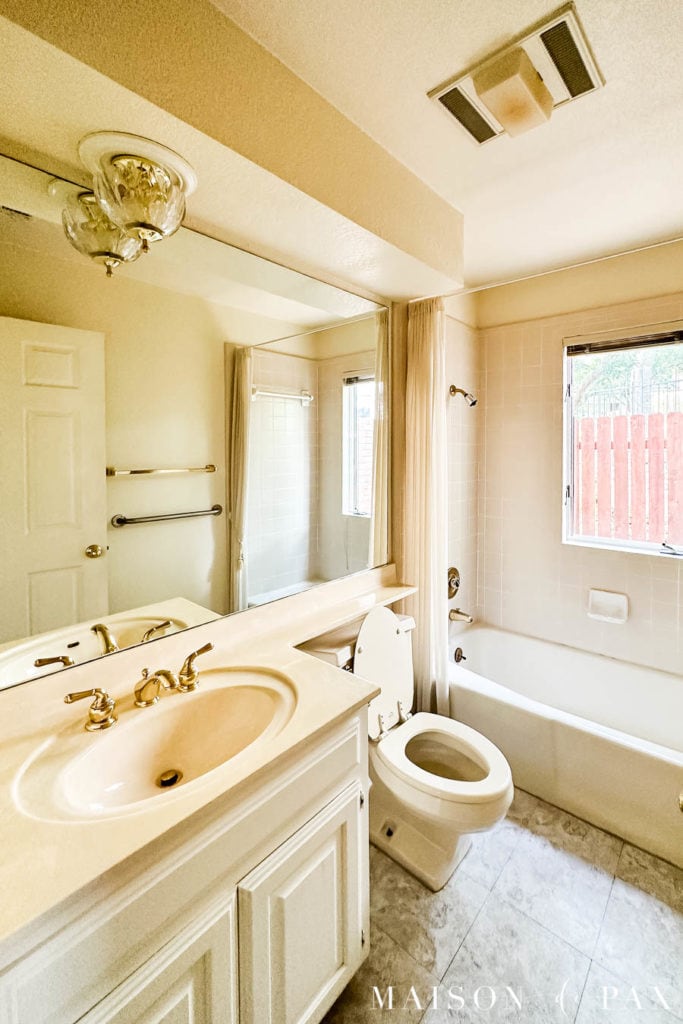 80s bathroom before