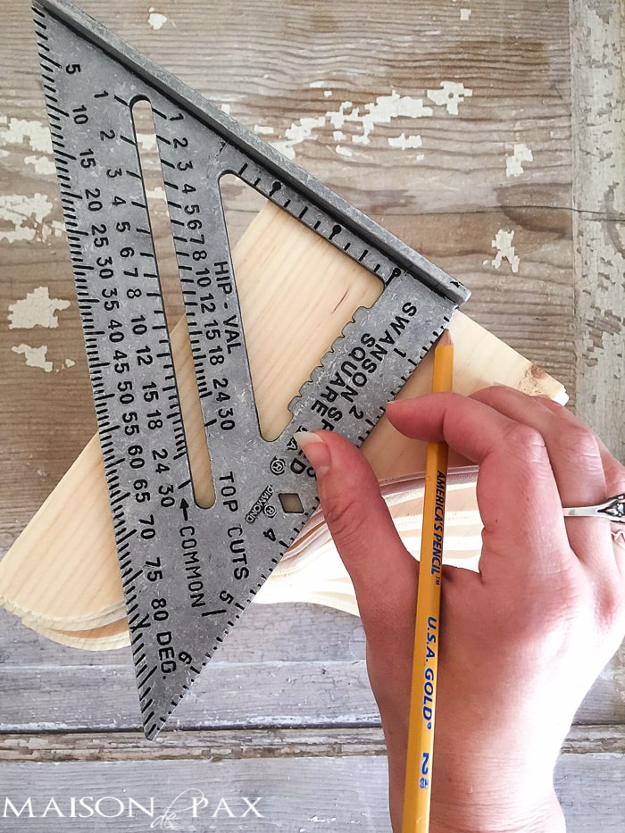 Measuring corbels- Maison de Pax