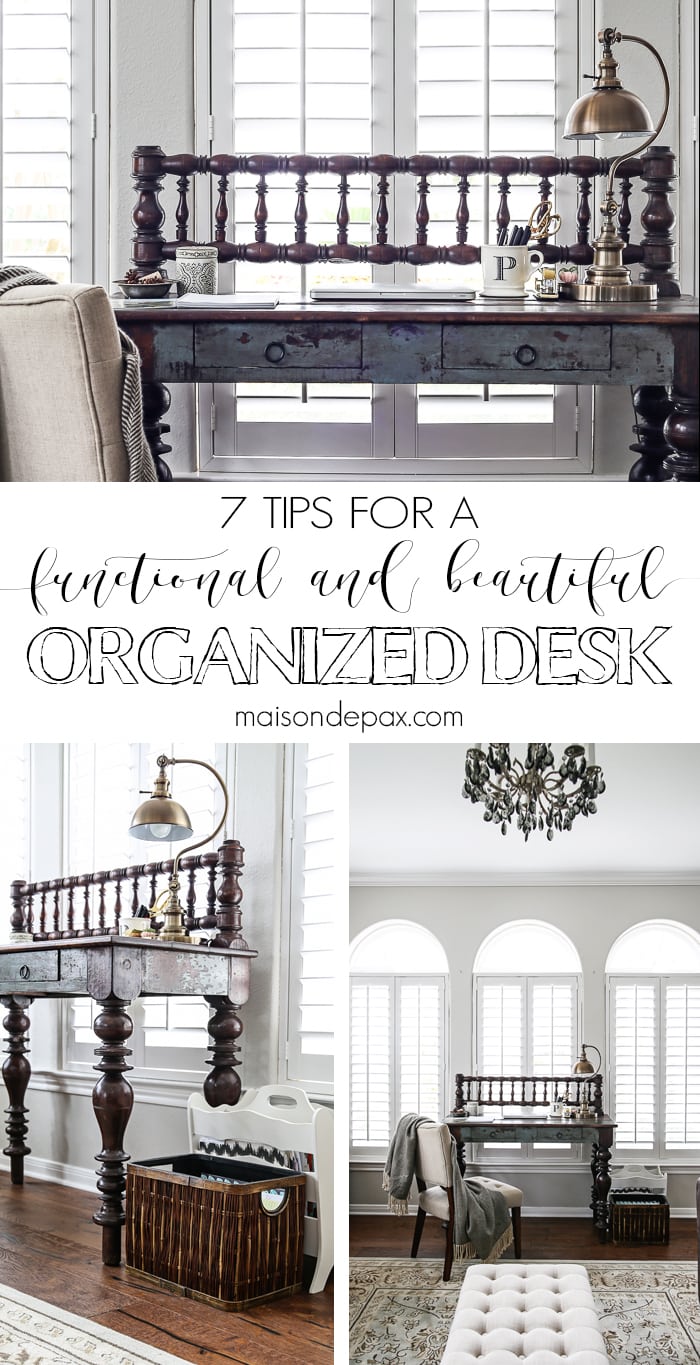 tip: use a magazine holder with file folders for additional desk organization... click through for more great functional desk ideas | aiweb9ygdry.cmersite.com