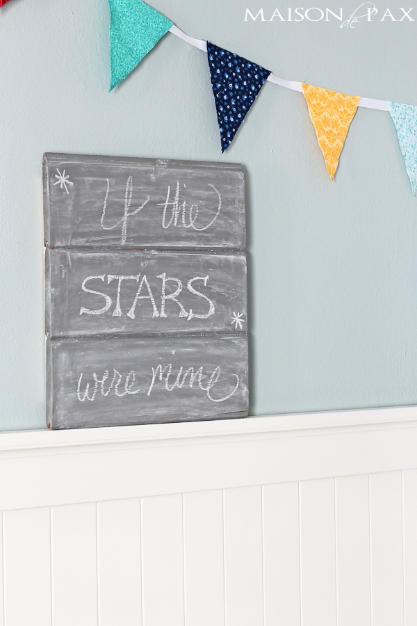 Gray chalkboard - so cute! aiweb9ygdry.cmersite.com #diy #tutorial