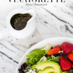 homemade balsamic vinaigrette dressing recipe for Greek salad and more | Maison de Pax