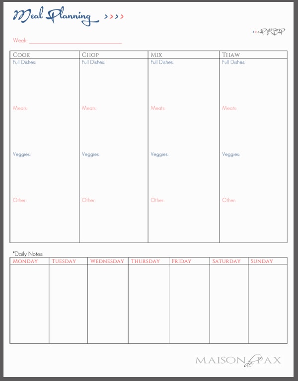 Super helpful meal planning tips and free printables | aiweb9ygdry.cmersite.com