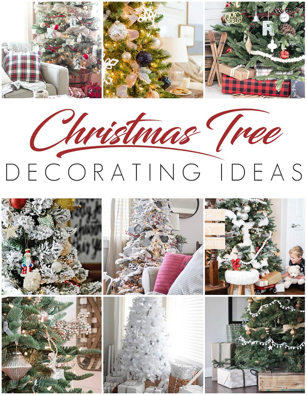 Christmas tree decorating ideas