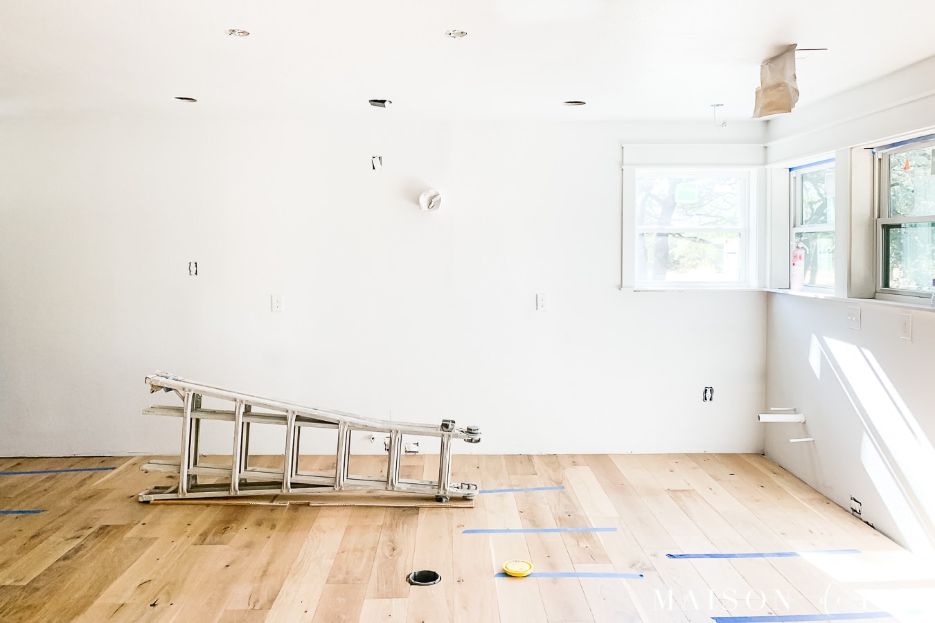 kitchen renovation in progress | Maison de Pax