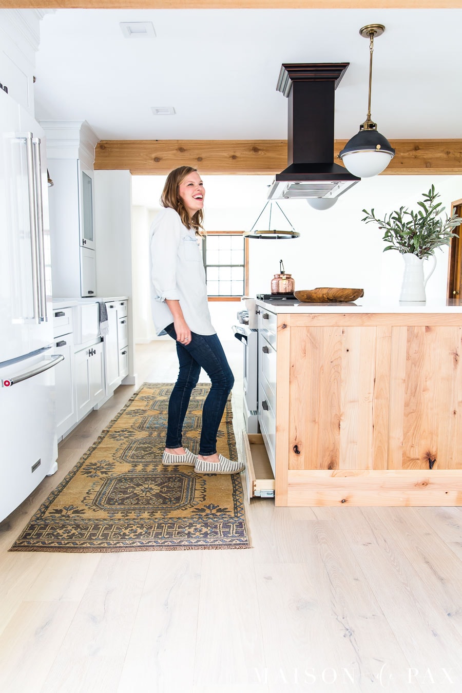 toe kick drawers and other kitchen cabinet innovations | Maison de Pax