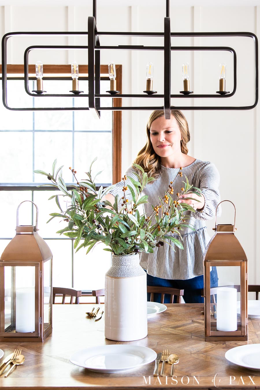 Simple Farmhouse Fall Table