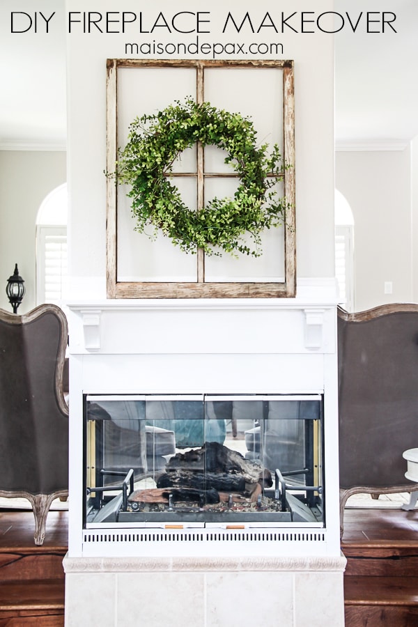 DIY Fireplace Makeover