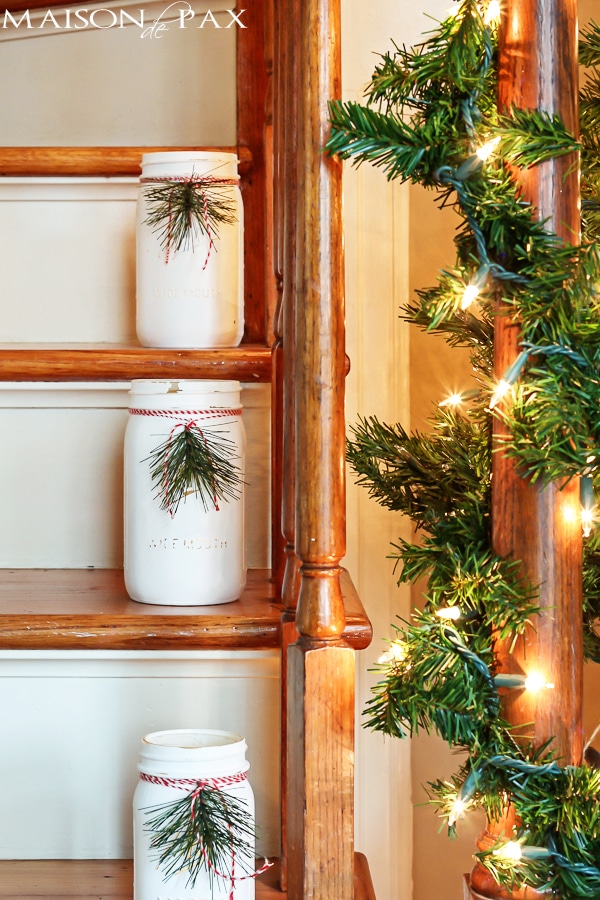 Mason jar luminaries - Maison de Pax