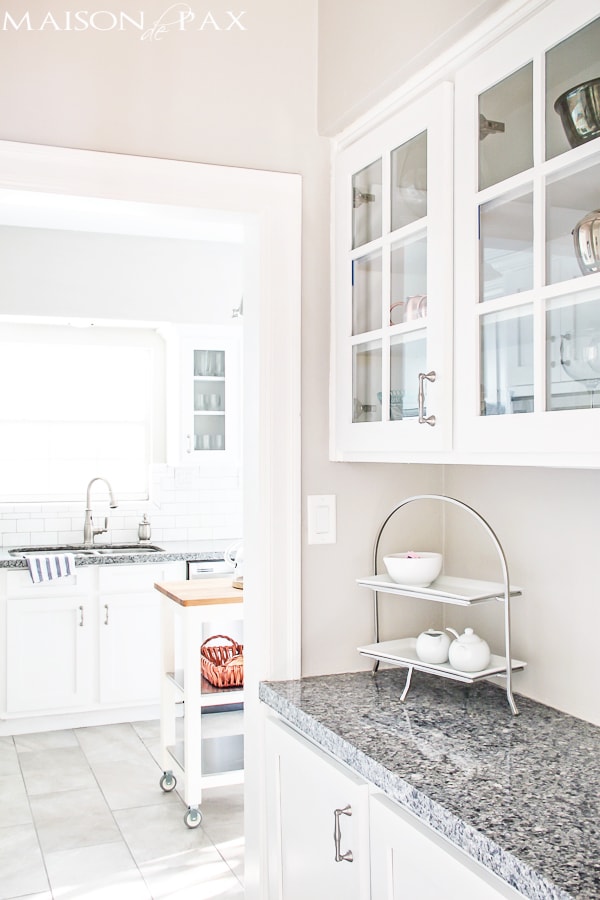 Gorgeous butlers pantry and kitchen makeover with affordable sources - Maison de Pax