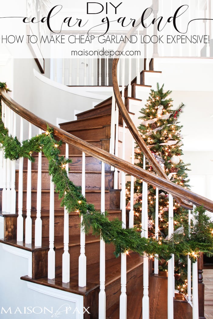 How to Make Cheap Garland Look Expensive
