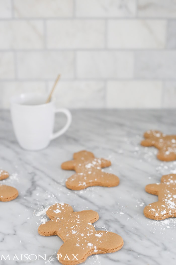 Christmas gingerbread cookies- Maison de Pax