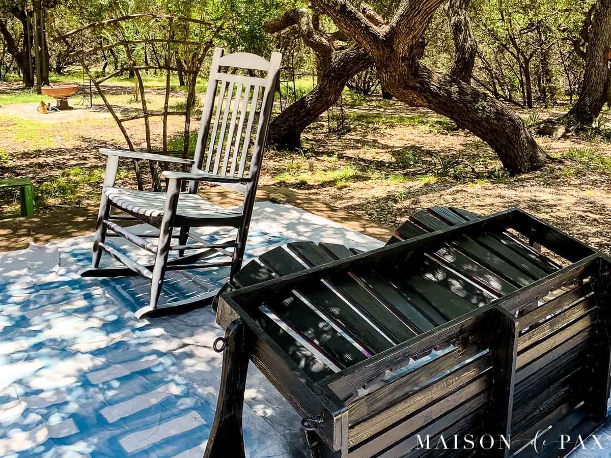 spray paint upside down first | Maison de Pax