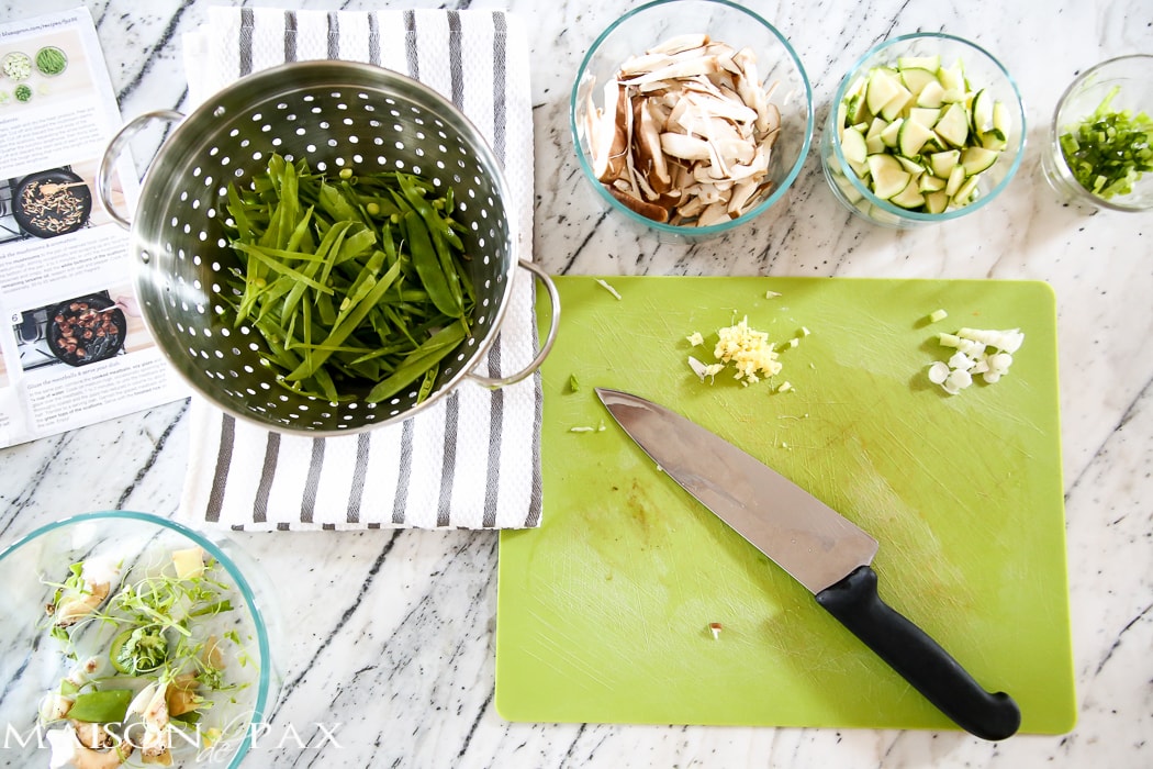 Reclaiming Family Meal Time: gorgeous, fresh ingredients from Blue Apron